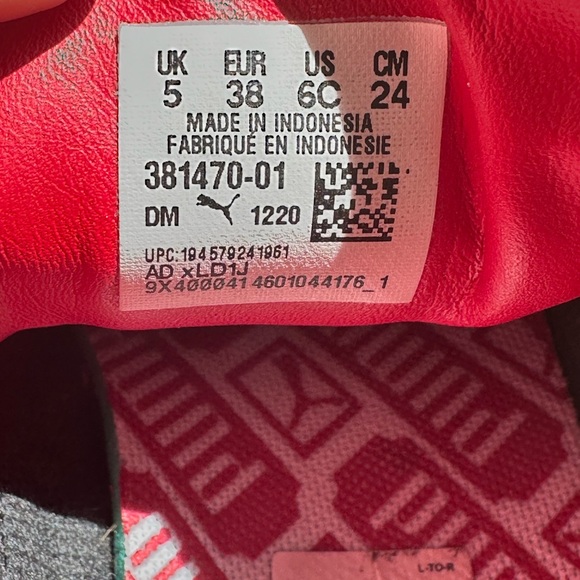 Puma Red Suede Sneakers - Picture 5 of 8